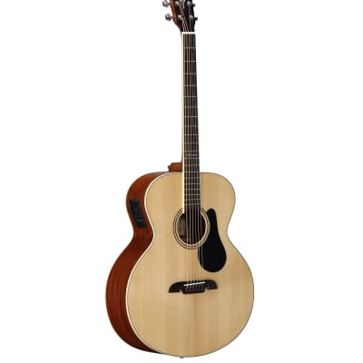 Alvarez ABT60E - Bariton  Acoustic / Electric Guitar Natural Finish image 1
