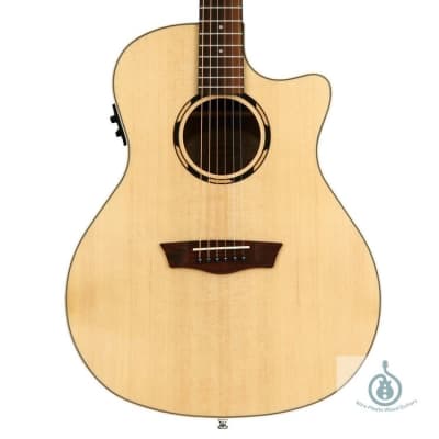 Washburn Woodline 20 Series WLO20SCE-O Orchestra Cutaway w/ Solid Spruce Top, Rosewood Back & Sides image 3