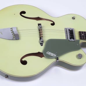 1962 Gretsch 6125 Tenor Guitar Two Tone Smoke Green image 6