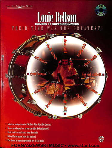 Louie Bellson Honors 12 Super Drummers - Drum Set Book CD image 1