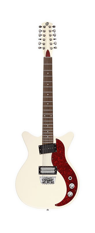 Danelectro 59x12 VCREAM - Cream - 12 Strings Electric Guitar image 1