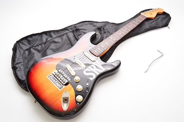 Excellent TOKAI SRV Real Vintage left bridge Stevie Ray Guitar w soft case RefNo 64307