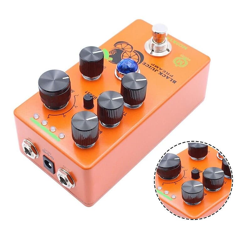 ギター CE Preamp TA.effects MATT BLACK Mosky Audio The BLACK JUICE Preamp New 