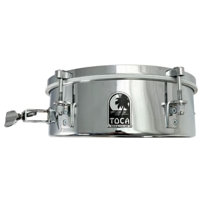 Toca Stainless Steel Timbale Snare Drum 12x4