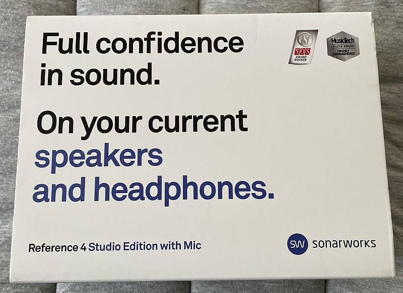 Sonarworks Reference 4 Studio Edition with Mic 2019 Silver | Reverb