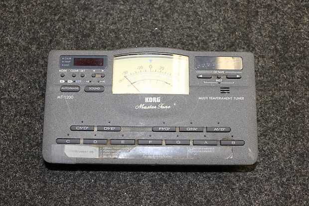 Korg Master Tune MT-1200 Multi Temperament Tuner | Reverb