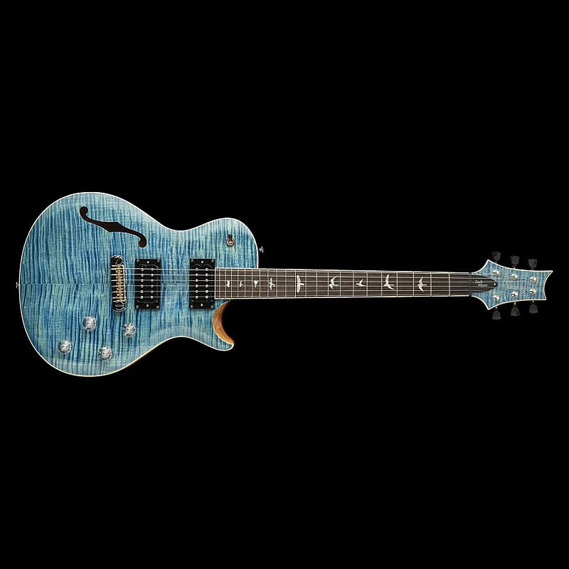 PRS Paul Reed Smith SE Zach Myers Semi-Hollow Guitar, Rosewood, Myers Blue image 1