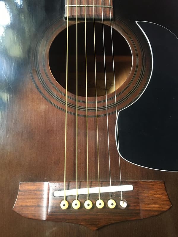 Aria AW 200E Burst 6 String Acoustic Guitar S/N 881100014