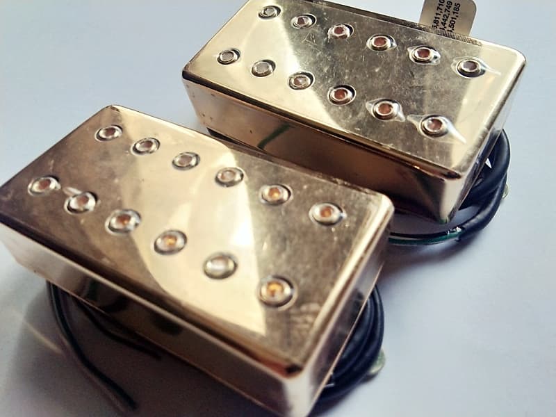 DiMarzio Fusion Edge Humbucker Gold Cover Neck And Bridge Set