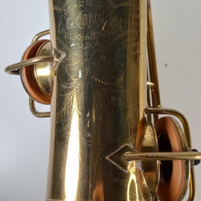 C.G. Conn New Wonder Series I Alto Saxophone 1923 Gold Finish image 6