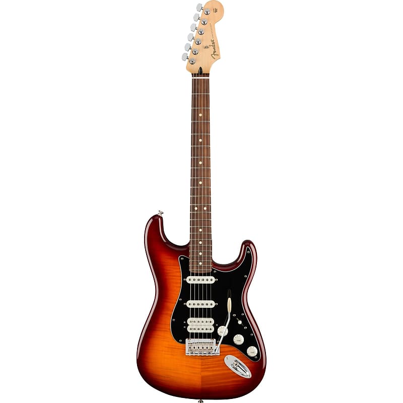 Fender Player Stratocaster HSS Plus Top - Pao Ferro Fingerboard, Tobacco Sunburst image 1