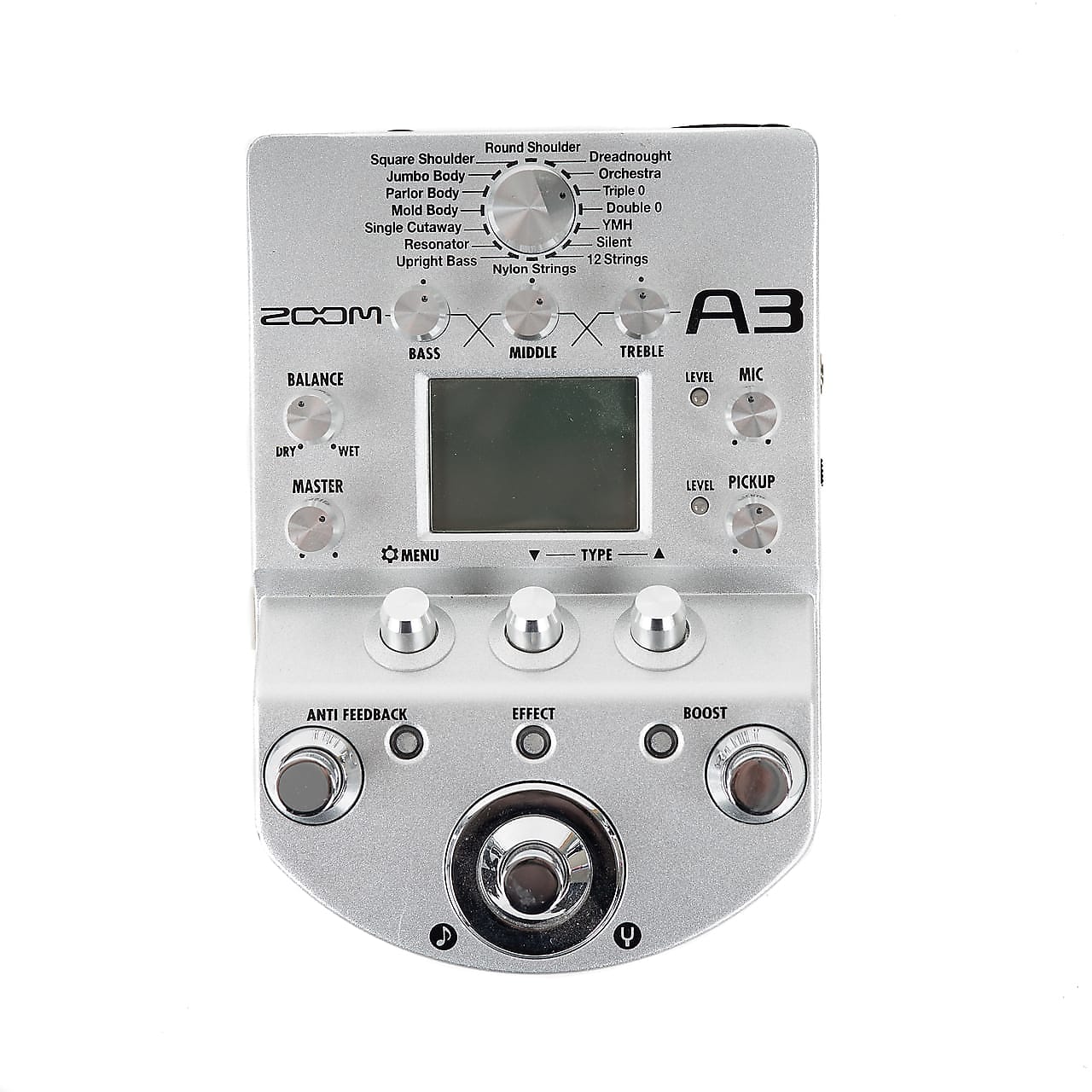 Zoom A3 Acoustic Guitar Preamp and Multi-Effect | Reverb
