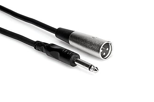 Hosa - PXM-110 - Unbalanced XLR Male to 1/4" Male Mono Cable - 10 ft. image 1