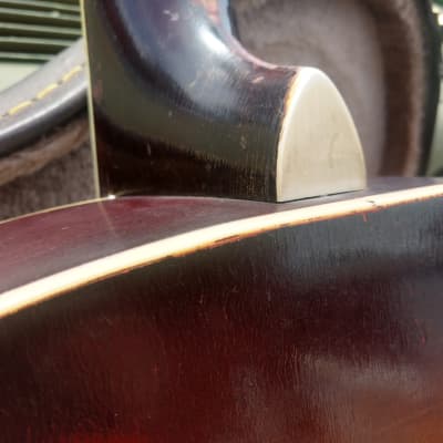 Super Rare Regal? Montgomery Ward Recording King archtop 1930s sunburst just serviced neck reset image 13