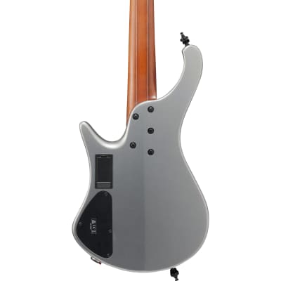 Ibanez EHB1005SMS EHB 5-String Short-Multi-Scale Bass, Metallic Gray Matte image 5