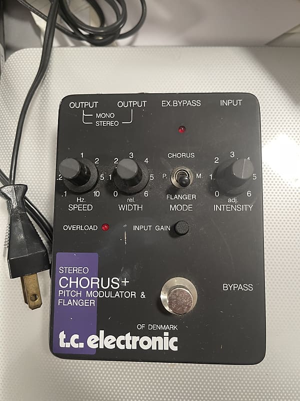 TC Electronic Stereo Chorus + Pitch Modulator & Flanger 1990s - Black image 1