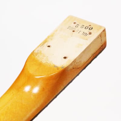 1966 Mosrite The Ventures Model Mark V Vintage Electric Guitar Neck – Rare Original ’66 MK V German Carve Ventures II Part Made in Bakersfield CA (B802) image 16