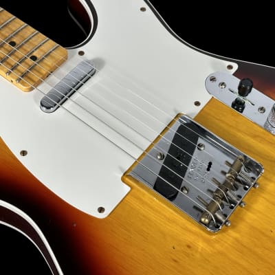 2023 Fender Telecaster Custom 50s Twisted Tele Custom Shop Limited Edition Journeyman ~ Chocolate 3-Color Sunburst image 6