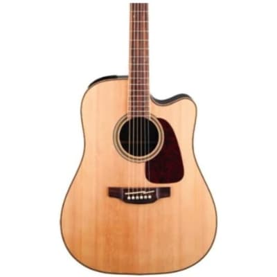 Takamine GD93CE-NAT Dreadnought Cutaway 6-String Right-Handed Acoustic-Electric Guitar with Solid Spruce Top, Mahogany Neck, and Slim Mahogany Neck (Natural) image 5