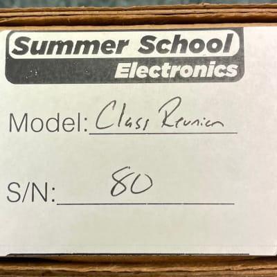 Summer School Electronics The Class Reunion Parallel Drive Fuzz Guitar Effects Pedal #80 image 3