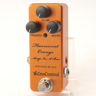 ONE CONTROL Fluorescent Orange Amp In A Box Guitar Preamp [SN 1006049] (03/22) for sale