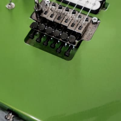 CHARVEL Dinky 24 HH Floyd Rose-Lime Green Metallic-Custom made "one of" Lefthand image 16