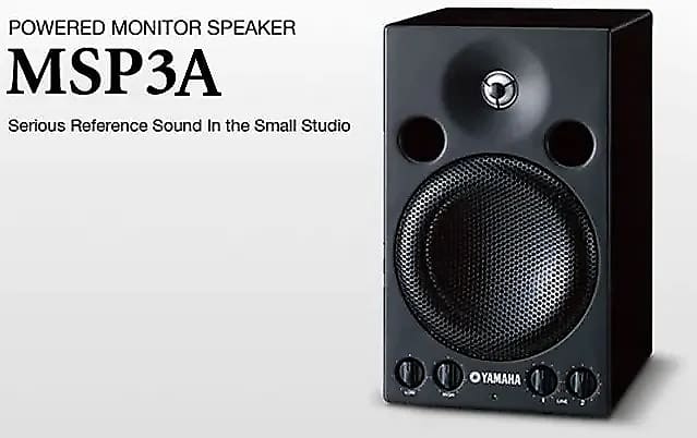 Yamaha MSP3A 4 inch Powered Studio Monitor | Reverb