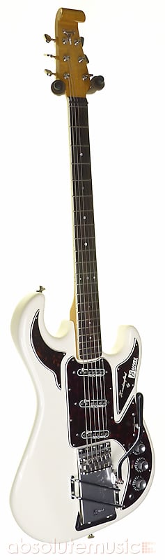 Burns Hank Marvin 40th Anniversary Electric Guitar, White w Case /  Certificate