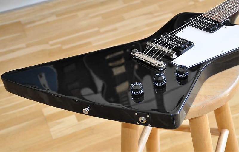 ESP EDWARDS EX120D BK Black / Explorer Type / Made In Japan