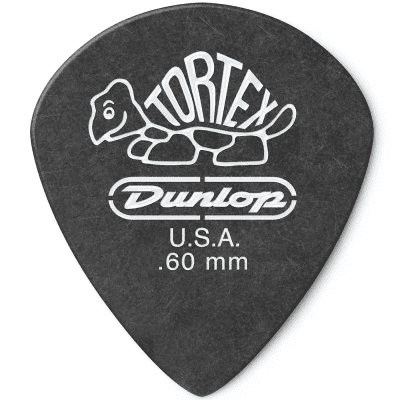 Dunlop 482R60 Tortex Jazz III .60mm Guitar Picks (72-Pack)
