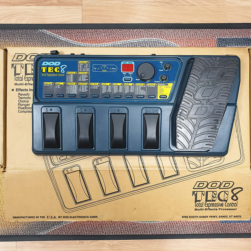 DOD TEC8 Total Expressive Control MultiEffects Processor Reverb UK