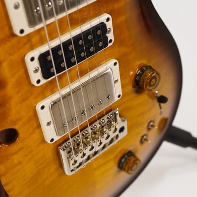 PRS Special 22 Semi-Hollow Electric Guitar - McCarty Tobacco Sunburst, Rosewood Fingerboard w/ Case image 6