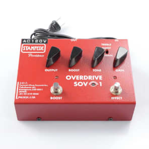 Providence Stampede SOV-1 Overdrive Pedal Owned and Signed