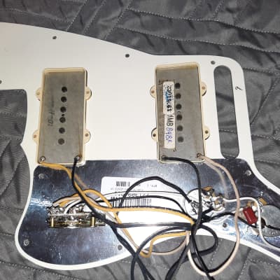 Fender CME Jazzmaster Loaded Pickguard - Seymour Duncan Antiquity II Set- 4 way wiring /Series image 6