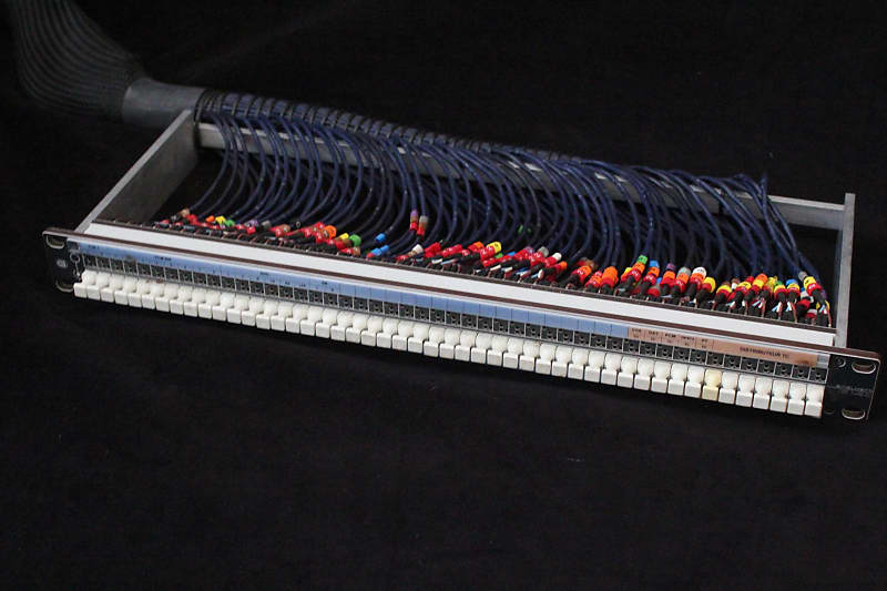 Ghielmetti Ghielmetti CSF 1x48AV. Audio and digital patchbay.Already wired. 10 feet loom image 1