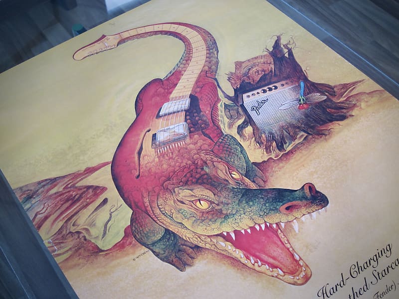 Fender Starcaster Authentic Vintage Poster 