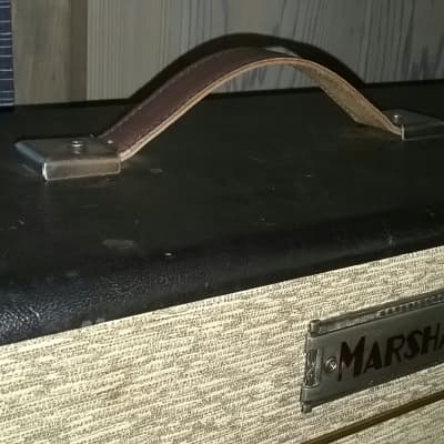 Leather Strap Amp Handle Black or Brown  8 " w/ square type end brackets ~ Marshall JTM45 image 4