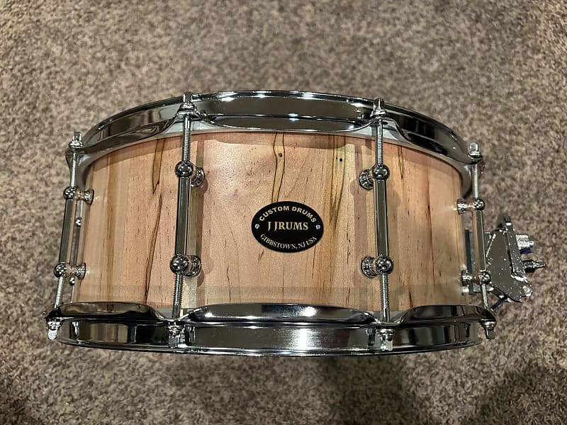 JJrums Ambrosia Maple 5.5x14 Stave Shell snare drum image 1