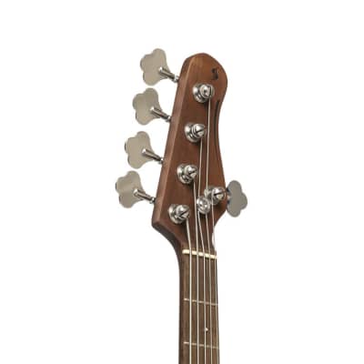STAGG Standard "J" electric bass guitar 5 strings model Black image 5