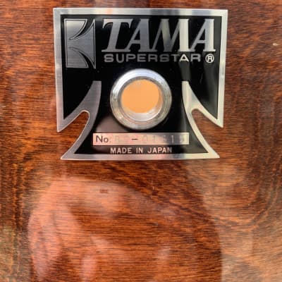 1980s Tama Superstar Birch Super Mahogany 8x12” Tom image 3