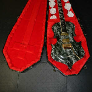 Caparison Limited Edition Venus Black Marble Scalloped | Reverb