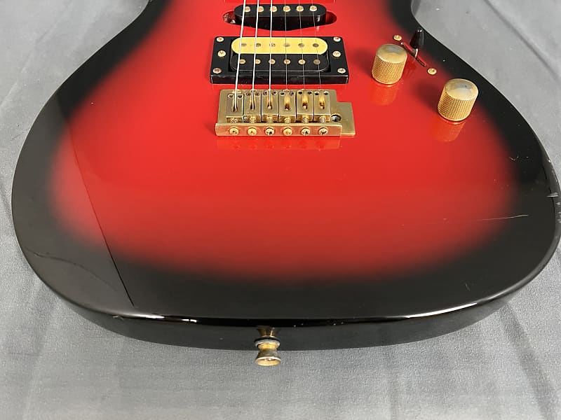 Anboy Electric Guitar Red Burst Fujigen! MIJ! | Reverb