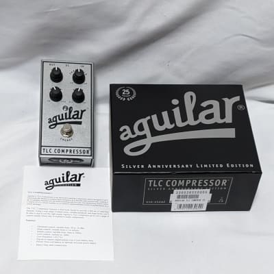 Aguilar TLC Bass Compressor Silver 25th Anniversary Edition 2020 - Silver for sale