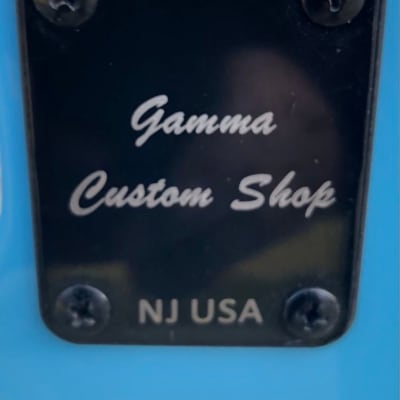 GAMMA Custom Bass Guitar H521-01, 5-String Kappa Model, Hamptons Blue image 8