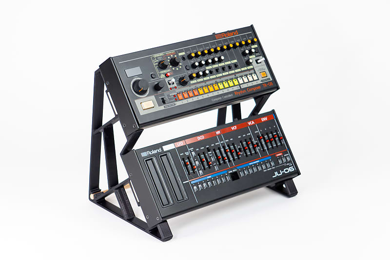 3DWaves Vertical Dual Tier Stands For The Roland Boutique Synthesizers And Drum Machines image 1