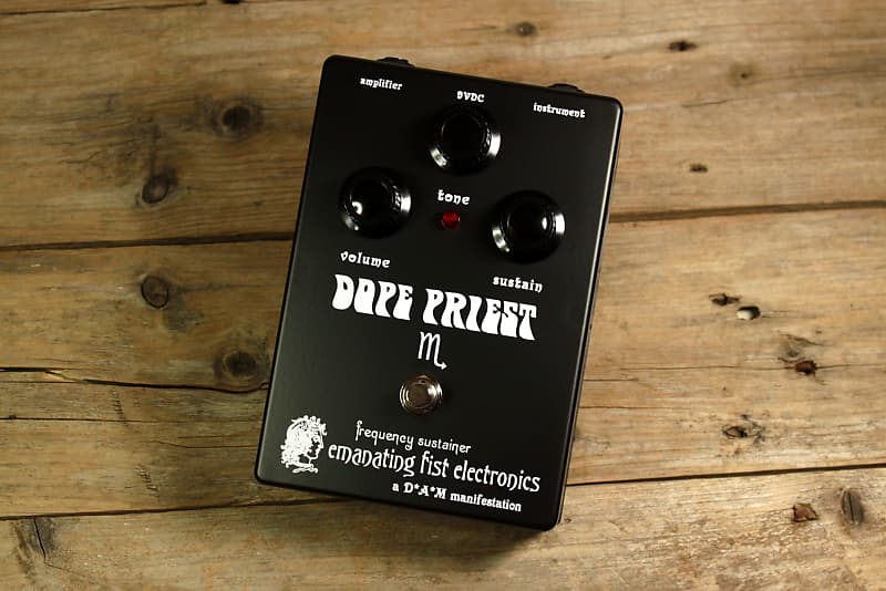 D*A*M EFE Dope Priest (Russian Big Muff/Circuit type #7) 2020 Satin Black /  Gloss White 1 of 1 | Reverb