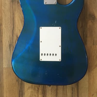 Left Handed Fender MIJ Custom ST62 Strat Lake Placid Blue Relic