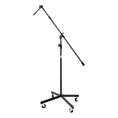 On-Stage Stands SB96+ Studio Boom w/ 7" Mini Boom Extension/Casters image 1
