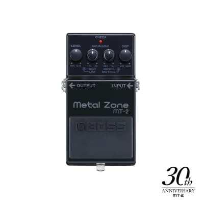 BOSS 30th Anniversary MT-2-3A Metal Zone Effects Pedal and Two 6