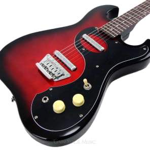 Jay Turser J-Tone Series 1457 Guitar Burgundy Finish image 7